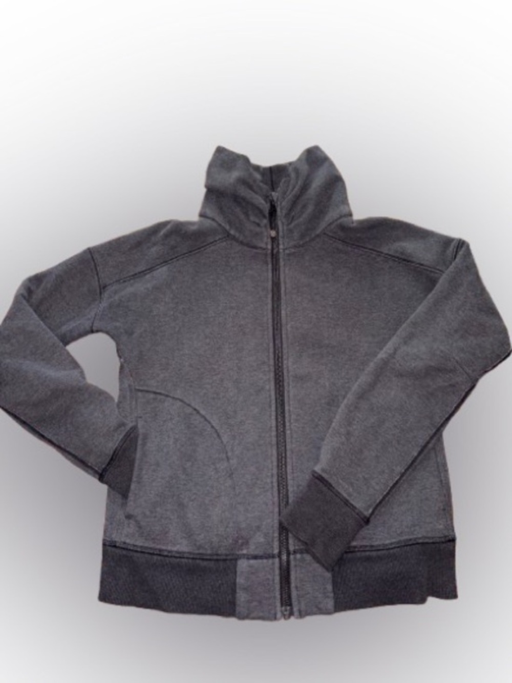 lululemon athletica Heathered Charcoal Full-Zip Jacket XS